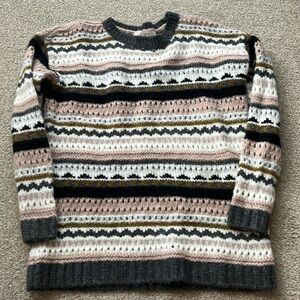 Loft Fair Isle Sweater S